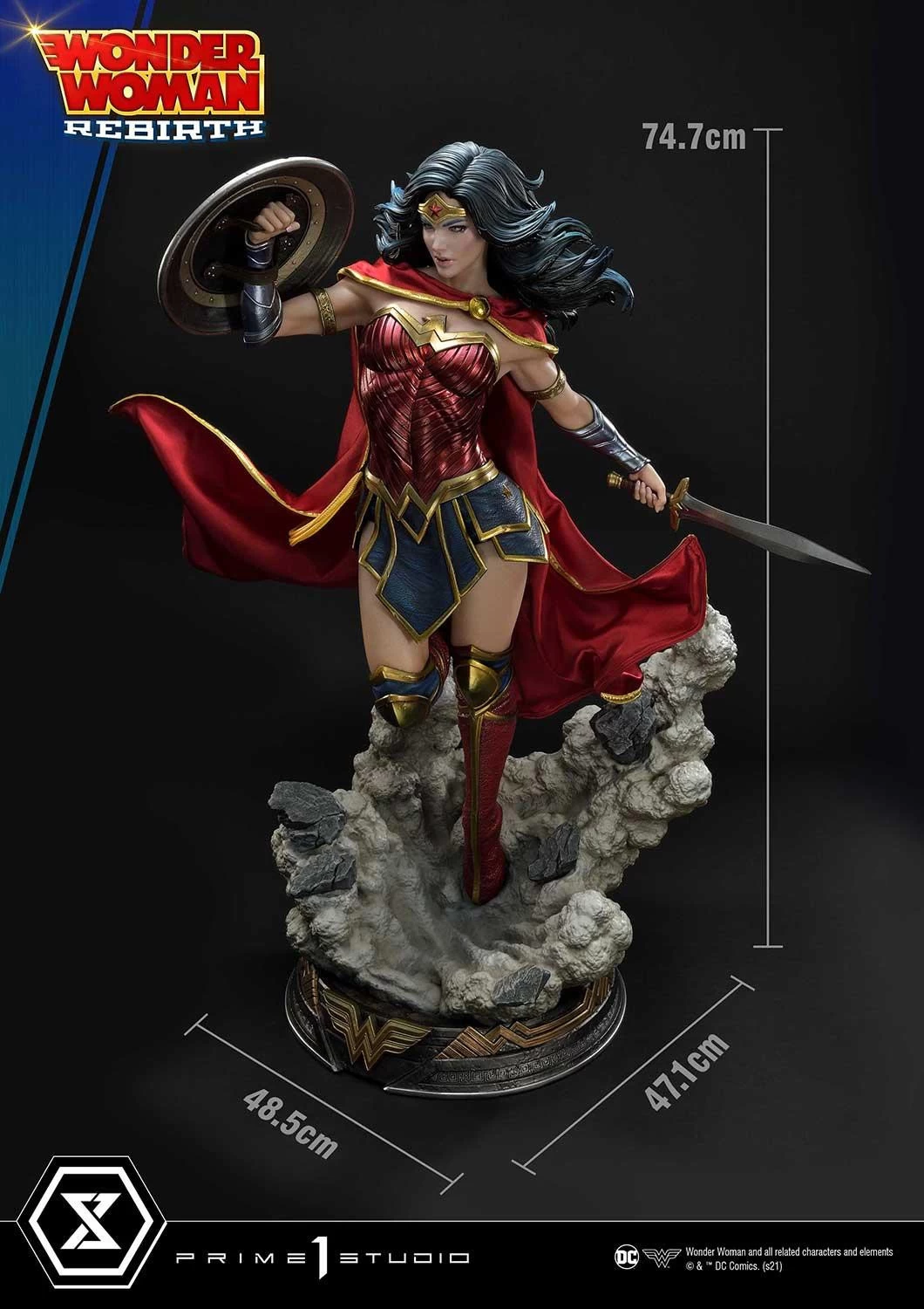 DC Comics Statue 1/3 Wonder Woman Rebirth 75 Cm 6 DC Comics Statue 1/3 Wonder Woman Rebirth 75 Cm – Bild 4