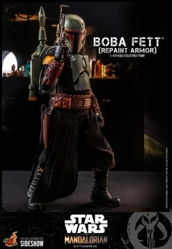 Star Wars: The Mandalorian – Boba Fett Repaint Armor 1:6 Scale Figure 11 Star Wars: The Mandalorian – Boba Fett Repaint Armor 1:6 Scale Figure -Optimal Model Geschäft repaint armor boba fett mandalorian star wars hot toys bunker158 4