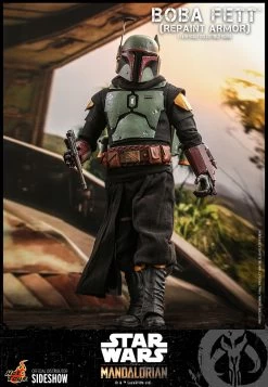 Star Wars: The Mandalorian – Boba Fett Repaint Armor 1:6 Scale Figure 13 Star Wars: The Mandalorian – Boba Fett Repaint Armor 1:6 Scale Figure -Optimal Model Geschäft repaint armor boba fett mandalorian star wars hot toys bunker158 6