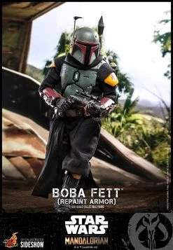 Star Wars: The Mandalorian – Boba Fett Repaint Armor 1:6 Scale Figure 14 Star Wars: The Mandalorian – Boba Fett Repaint Armor 1:6 Scale Figure -Optimal Model Geschäft repaint armor boba fett mandalorian star wars hot toys bunker158 7