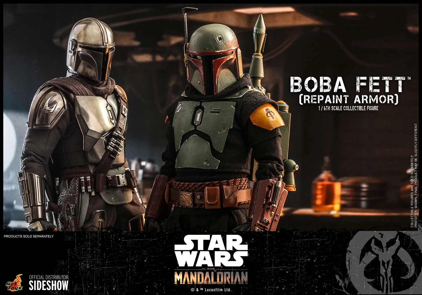 Star Wars: The Mandalorian – Boba Fett Repaint Armor 1:6 Scale Figure 9 Star Wars: The Mandalorian – Boba Fett Repaint Armor 1:6 Scale Figure – Bild 7