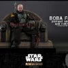 Star Wars: The Mandalorian – Boba Fett Repaint Armor And Throne 1:6 Scale Figure Set -Optimal Model Geschäft repaint armor boba fett on throne deluxe mandalorian star wars hot toys bunker158 2