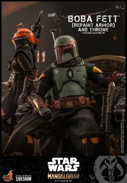 Star Wars: The Mandalorian – Boba Fett Repaint Armor And Throne 1:6 Scale Figure Set 15 Star Wars: The Mandalorian – Boba Fett Repaint Armor And Throne 1:6 Scale Figure Set -Optimal Model Geschäft repaint armor boba fett on throne deluxe mandalorian star wars hot toys bunker158 5