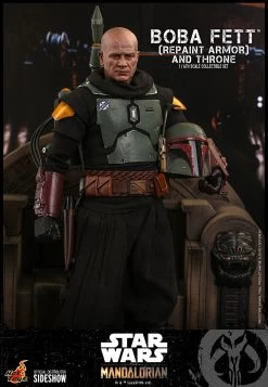 Star Wars: The Mandalorian – Boba Fett Repaint Armor And Throne 1:6 Scale Figure Set 16 Star Wars: The Mandalorian – Boba Fett Repaint Armor And Throne 1:6 Scale Figure Set -Optimal Model Geschäft repaint armor boba fett on throne deluxe mandalorian star wars hot toys bunker158 6