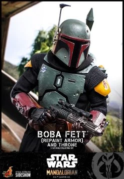 Star Wars: The Mandalorian – Boba Fett Repaint Armor And Throne 1:6 Scale Figure Set 18 Star Wars: The Mandalorian – Boba Fett Repaint Armor And Throne 1:6 Scale Figure Set -Optimal Model Geschäft repaint armor boba fett on throne deluxe mandalorian star wars hot toys bunker158 8