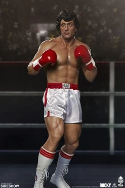 Rocky Statue By Pop Culture Shock 1/3 Scale – Rocky Balboa -Optimal Model Geschäft rocky balboa sylvester stallone statue white pop culture shock bunker158 1