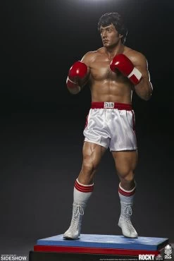 Rocky Statue By Pop Culture Shock 1/3 Scale – Rocky Balboa -Optimal Model Geschäft rocky balboa sylvester stallone statue white pop culture shock bunker158 13