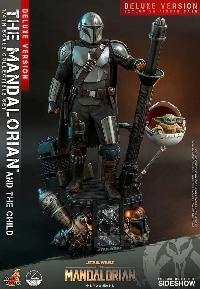 Star Wars: The Mandalorian – Deluxe The Mandalorian And The Child 1:4 Scale Set 3 Star Wars: The Mandalorian – Deluxe The Mandalorian And The Child 1:4 Scale Set