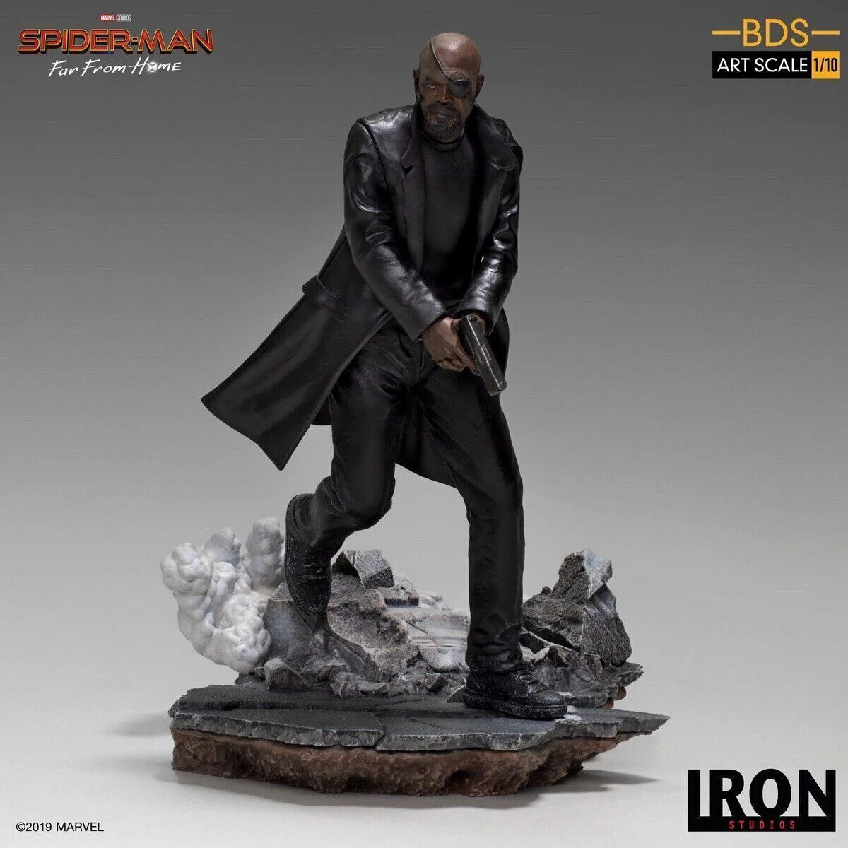 Spider-Man Far From Home BDS Art Scale Statue 1/10 Nick Fury Ca 20cm By Iron Studios 3 Spider-Man Far From Home BDS Art Scale Statue 1/10 Nick Fury Ca 20cm By Iron Studios