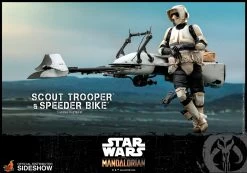 Scout Trooper And Speeder Bike Sixth Scale Figure Set By Hot Toys The Mandalorian – Television Masterpiece Series -Optimal Model Geschäft scout trooper and speeder bike speederbike mandalorian star wars hot toys bunker158 2