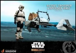 Scout Trooper And Speeder Bike Sixth Scale Figure Set By Hot Toys The Mandalorian – Television Masterpiece Series -Optimal Model Geschäft scout trooper and speeder bike speederbike mandalorian star wars hot toys bunker158 4
