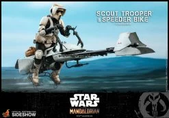 Scout Trooper And Speeder Bike Sixth Scale Figure Set By Hot Toys The Mandalorian – Television Masterpiece Series -Optimal Model Geschäft scout trooper and speeder bike speederbike mandalorian star wars hot toys bunker158 5