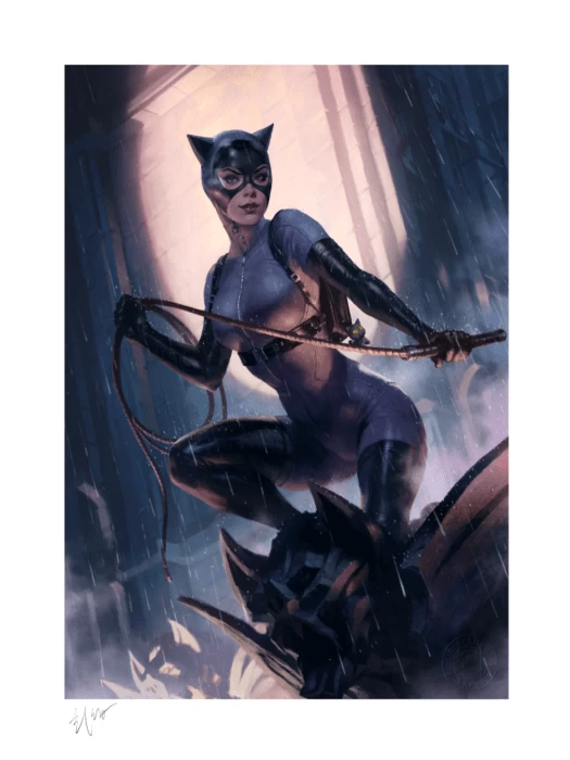 Catwoman Variant Fine Art Print By Heonhwa Choe 3 Catwoman Variant Fine Art Print By Heonhwa Choe