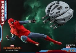 Spider-Man: Far From Home Movie Masterpiece Actionfigur 1/6 Spider-Man (Homemade Suit) 29 Cm -Optimal Model Geschäft spider man homemade suit bunker158 hot toys 10