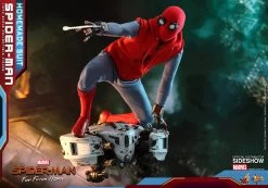 Spider-Man: Far From Home Movie Masterpiece Actionfigur 1/6 Spider-Man (Homemade Suit) 29 Cm -Optimal Model Geschäft spider man homemade suit bunker158 hot toys 7