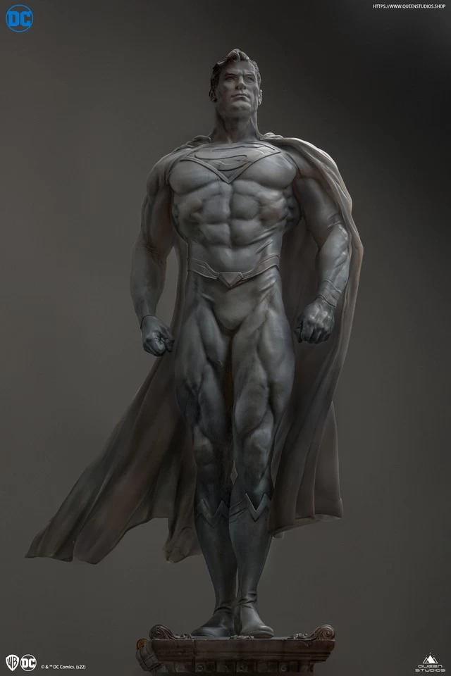 Superman Museum Marble Line – 1/4 Scale Statue Ca 60 Cm By Queen Studios