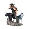 Daryl And The Wolves Statue Walking Dead -Optimal Model Geschäft the walking dead statuette 18 daryl the wolves 26 cm