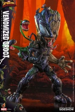 Venomized Groot Collectible Figure By Hot Toys Television Masterpiece Series Spider-Man Maximum Venom