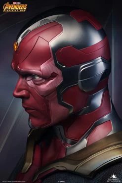 Vision 1/1 Life-size Bust Marvel Avengers By Queen Studios Ca 66 Cm -Optimal Model Geschäft vision life size bust marvel avengers wandavision bunker158 6