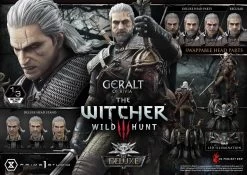 Witcher 3 Wild Hunt Statue 1/3 Geralt Von Riva Deluxe Version 88 Cm