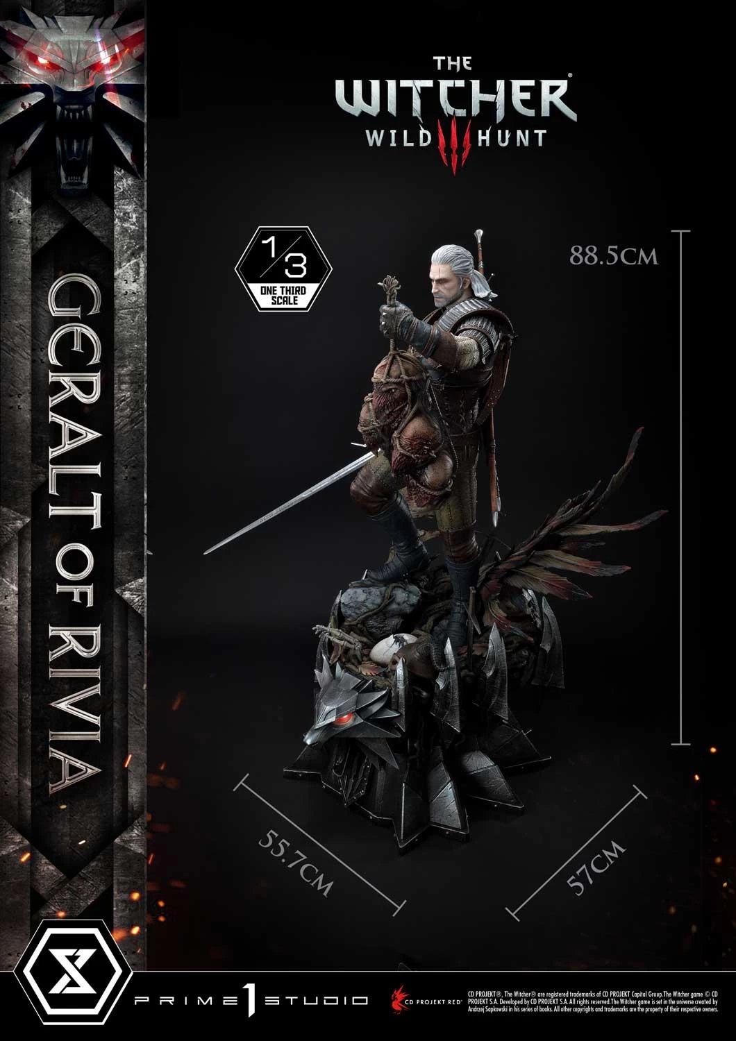 Witcher 3 Wild Hunt Statue 1/3 Geralt Von Riva Deluxe Version 88 Cm 11 Witcher 3 Wild Hunt Statue 1/3 Geralt Von Riva Deluxe Version 88 Cm – Bild 9