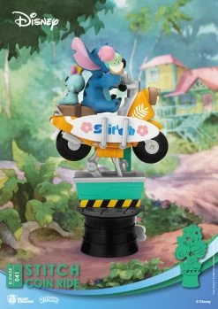 Disney D-Stage PVC Diorama Stitch Coin Ride 16 Cm -Optimal Model Geschäft x bkdds 041 b