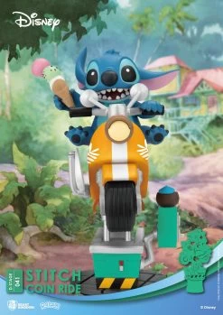 Disney D-Stage PVC Diorama Stitch Coin Ride 16 Cm -Optimal Model Geschäft x bkdds 041 d