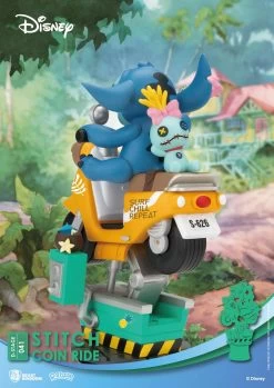 Disney D-Stage PVC Diorama Stitch Coin Ride 16 Cm -Optimal Model Geschäft x bkdds 041 f