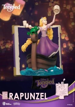 Disney Story Book Series D-Stage PVC Diorama Rapunzel 15 Cm -Optimal Model Geschäft x bkdds 078 a