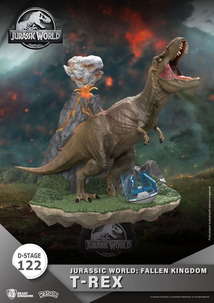 Jurassic World: Das Gefallene Königreich D-Stage PVC Diorama T-Rex 13 Cm 3 Jurassic World: Das Gefallene Königreich D-Stage PVC Diorama T-Rex 13 Cm