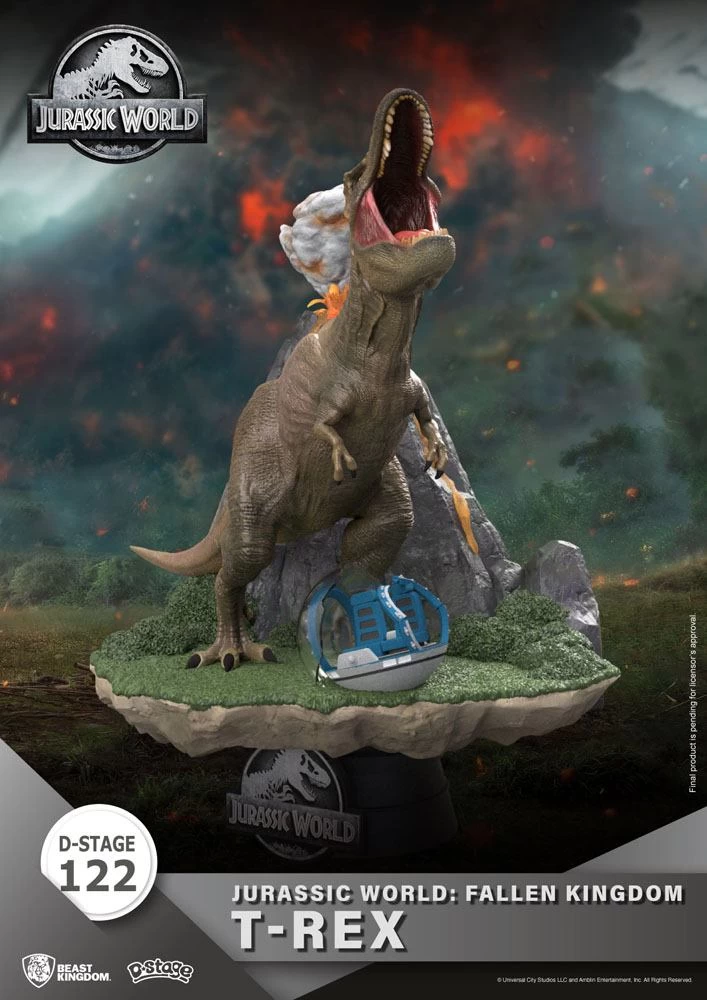 Jurassic World: Das Gefallene Königreich D-Stage PVC Diorama T-Rex 13 Cm 4 Jurassic World: Das Gefallene Königreich D-Stage PVC Diorama T-Rex 13 Cm – Bild 2