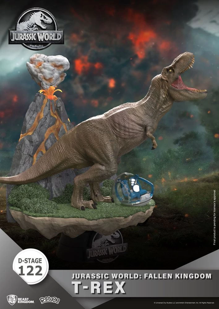 Jurassic World: Das Gefallene Königreich D-Stage PVC Diorama T-Rex 13 Cm 5 Jurassic World: Das Gefallene Königreich D-Stage PVC Diorama T-Rex 13 Cm – Bild 3