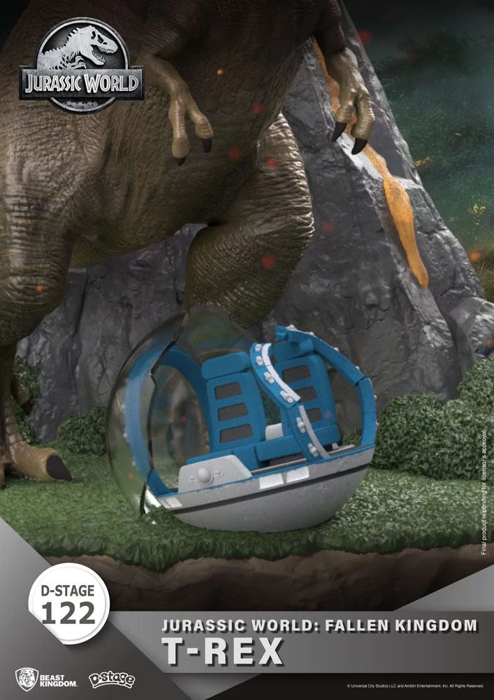 Jurassic World: Das Gefallene Königreich D-Stage PVC Diorama T-Rex 13 Cm 8 Jurassic World: Das Gefallene Königreich D-Stage PVC Diorama T-Rex 13 Cm – Bild 6