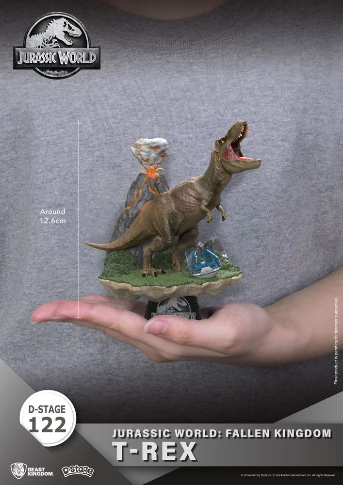 Jurassic World: Das Gefallene Königreich D-Stage PVC Diorama T-Rex 13 Cm 10 Jurassic World: Das Gefallene Königreich D-Stage PVC Diorama T-Rex 13 Cm – Bild 8