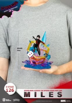 Marvel D-Stage PVC Diorama Spider-Man: Across The Spider-Verse Part One-Miles 15 Cm -Optimal Model Geschäft x bkdds 126 b
