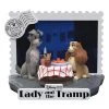 Disney 100th Anniversary D-Stage PVC Diorama Lady And The Tramp 12 Cm