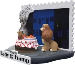 Disney 100th Anniversary D-Stage PVC Diorama Lady And The Tramp 12 Cm -Optimal Model Geschäft x bkdds 136 a