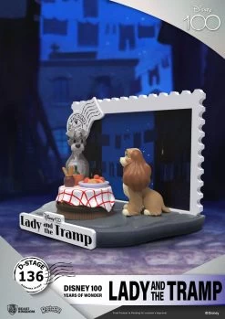 Disney 100th Anniversary D-Stage PVC Diorama Lady And The Tramp 12 Cm -Optimal Model Geschäft x bkdds 136 f