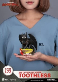 Drachenzähmen Leicht Gemacht Ohnezahn Statue 14 Cm -Optimal Model Geschäft x bkdds 172 f