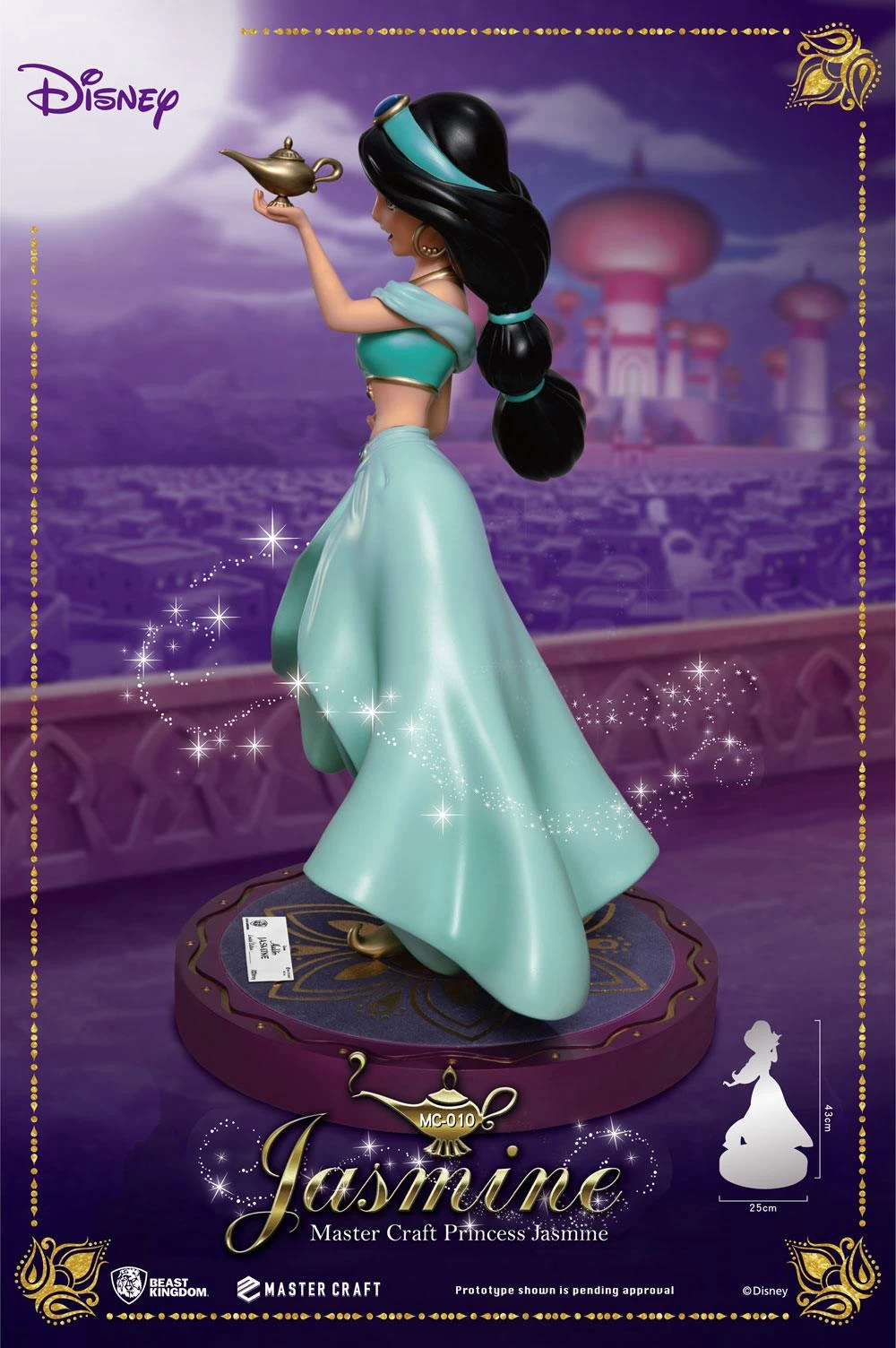 Disney (Aladdin) Master Craft Statue Jasmin 38 Cm 8 Disney (Aladdin) Master Craft Statue Jasmin 38 Cm – Bild 6