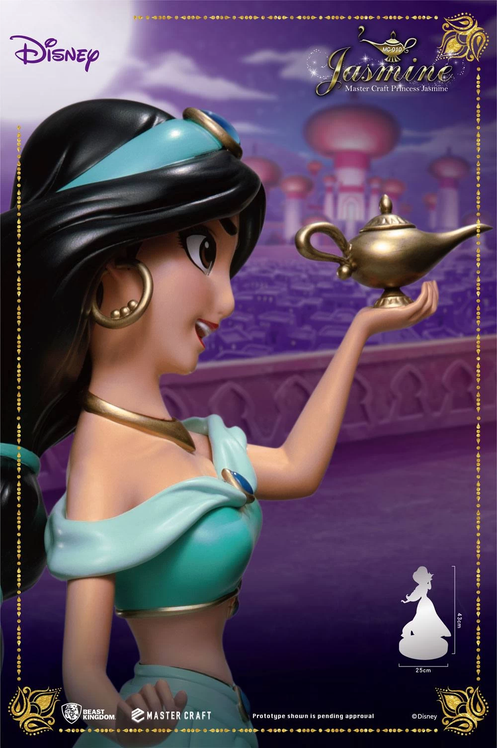 Disney (Aladdin) Master Craft Statue Jasmin 38 Cm 11 Disney (Aladdin) Master Craft Statue Jasmin 38 Cm – Bild 9