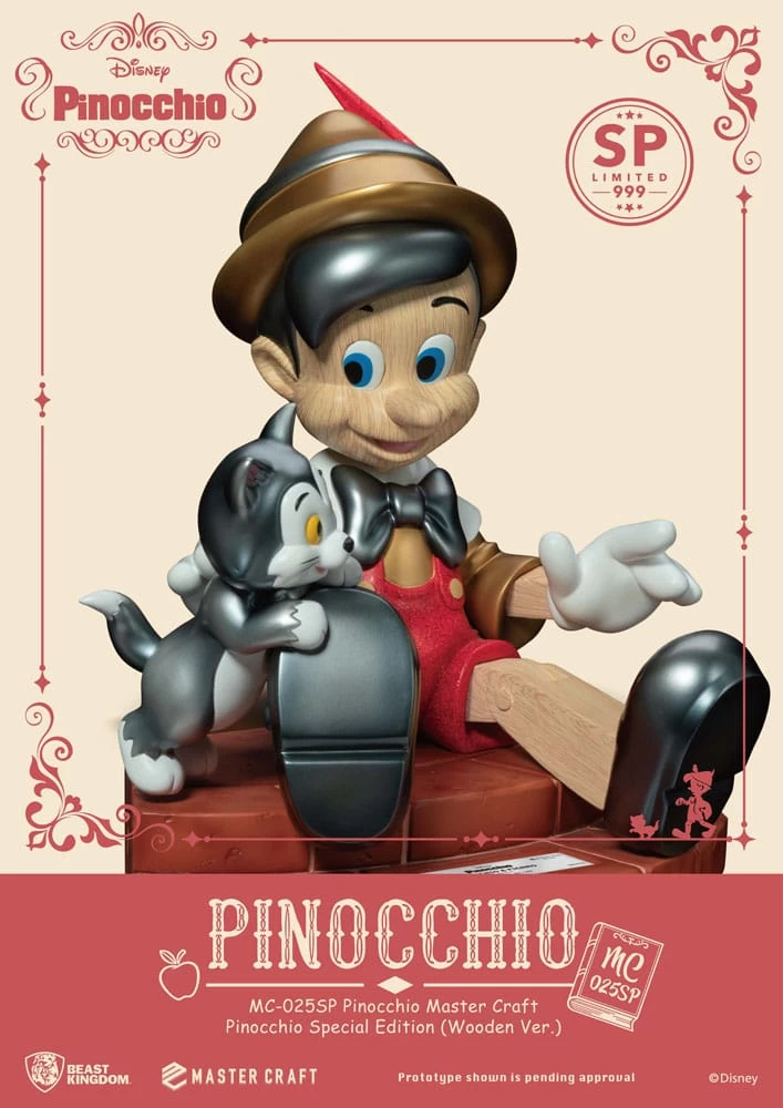 Disney Master Craft Statue Pinocchio Wooden Ver. Special Edition 27 Cm 7 Disney Master Craft Statue Pinocchio Wooden Ver. Special Edition 27 Cm – Bild 5