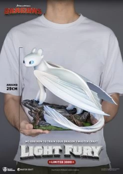 Drachenzähmen Leicht Gemacht 3 Master Craft Statue Light Fury 29 Cm -Optimal Model Geschäft x bkdmc 088 a