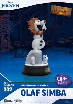 Die Eiskönigin Mini Diorama Stage PVC Statue Olaf Presents Olaf Simba 12 Cm -Optimal Model Geschäft x bkdmds 002b b