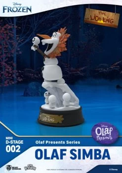 Die Eiskönigin Mini Diorama Stage PVC Statue Olaf Presents Olaf Simba 12 Cm -Optimal Model Geschäft x bkdmds 002b c