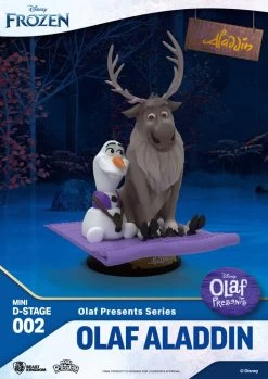 Die Eiskönigin Mini Diorama Stage PVC Statue Olaf Presents Olaf Aladdin 12 Cm -Optimal Model Geschäft x bkdmds 002d a