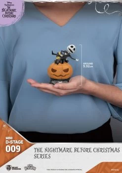 The Nightmare Before Christmas Mini Diorama Stage PVC Figur Jack 10 Cm -Optimal Model Geschäft x bkdmds 009a a