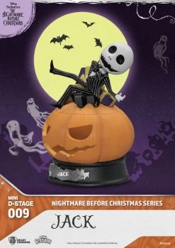 The Nightmare Before Christmas Mini Diorama Stage PVC Figur Jack 10 Cm -Optimal Model Geschäft x bkdmds 009a b