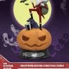 The Nightmare Before Christmas Mini Diorama Stage PVC Figur Santa Jack 10 Cm