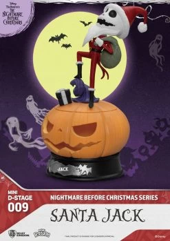 The Nightmare Before Christmas Mini Diorama Stage PVC Figur Santa Jack 10 Cm -Optimal Model Geschäft x bkdmds 009b b